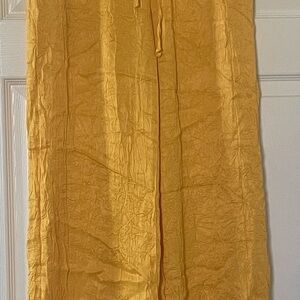 Anthropologie Mustard Wide Leg Pants